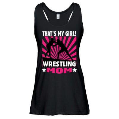 Wrestling Gift - That's My - Wrestling Mom Gift Ladies Essential Flowy Tank