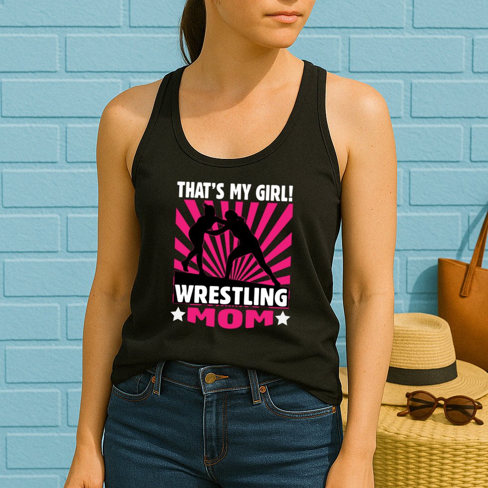 Wrestling Gift - That's My - Wrestling Mom Gift Womens Tank Top
