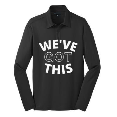 We Got This Silk Touch Performance Long Sleeve Polo