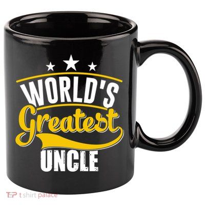 Worlds Greatest Uncle Daddy Dad Fathers Day Vintage Gift Cute Gift 11oz C Handle Ceramic Mug