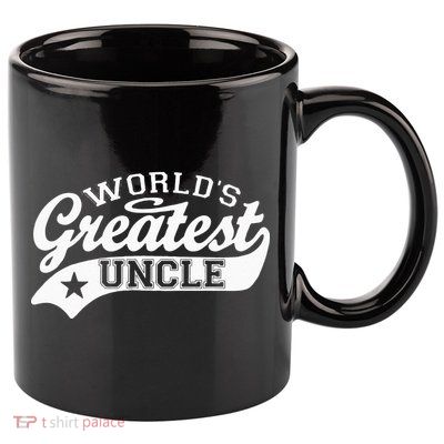 Worlds Greatest Uncle Funny Fathers Day 11oz C Handle Ceramic Mug