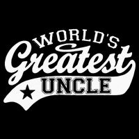 Worlds Greatest Uncle Funny Fathers Day Flat Bill Trucker Hat