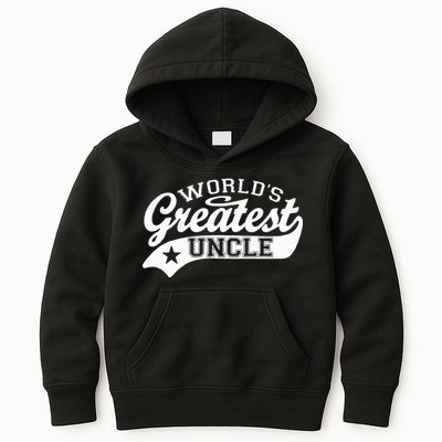 Worlds Greatest Uncle Funny Fathers Day Kids Hoodie