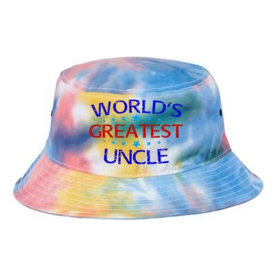 World's Greatest Uncle Tie Dye Newport Bucket Hat