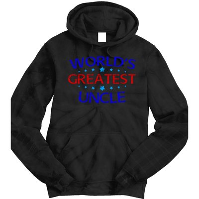 World's Greatest Uncle Tie Dye Hoodie