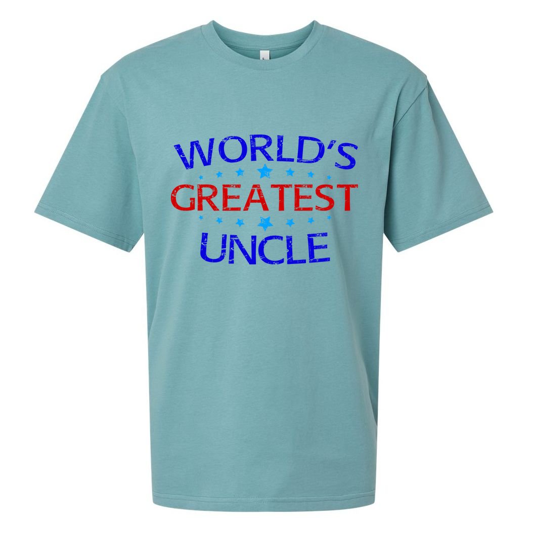World's Greatest Uncle Sueded Cloud Jersey T-Shirt