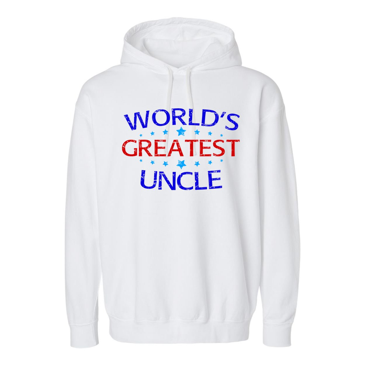 World's Greatest Uncle Garment-Dyed Fleece Hoodie