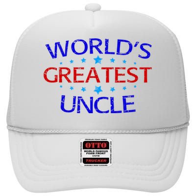 World's Greatest Uncle High Crown Mesh Back Trucker Hat