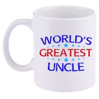 World's Greatest Uncle 11oz C Handle Ceramic Mug