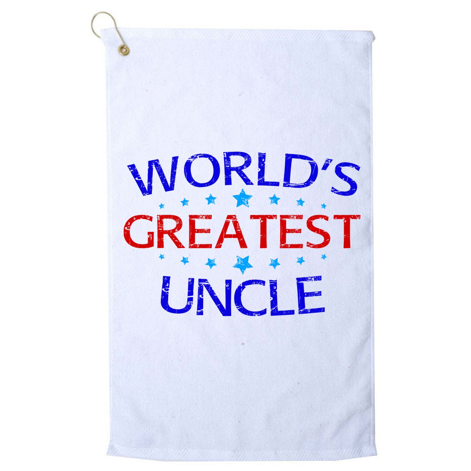 World's Greatest Uncle Golf Towel