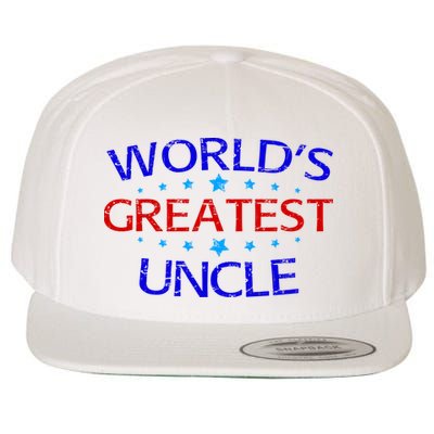 World's Greatest Uncle Wool Snapback Cap