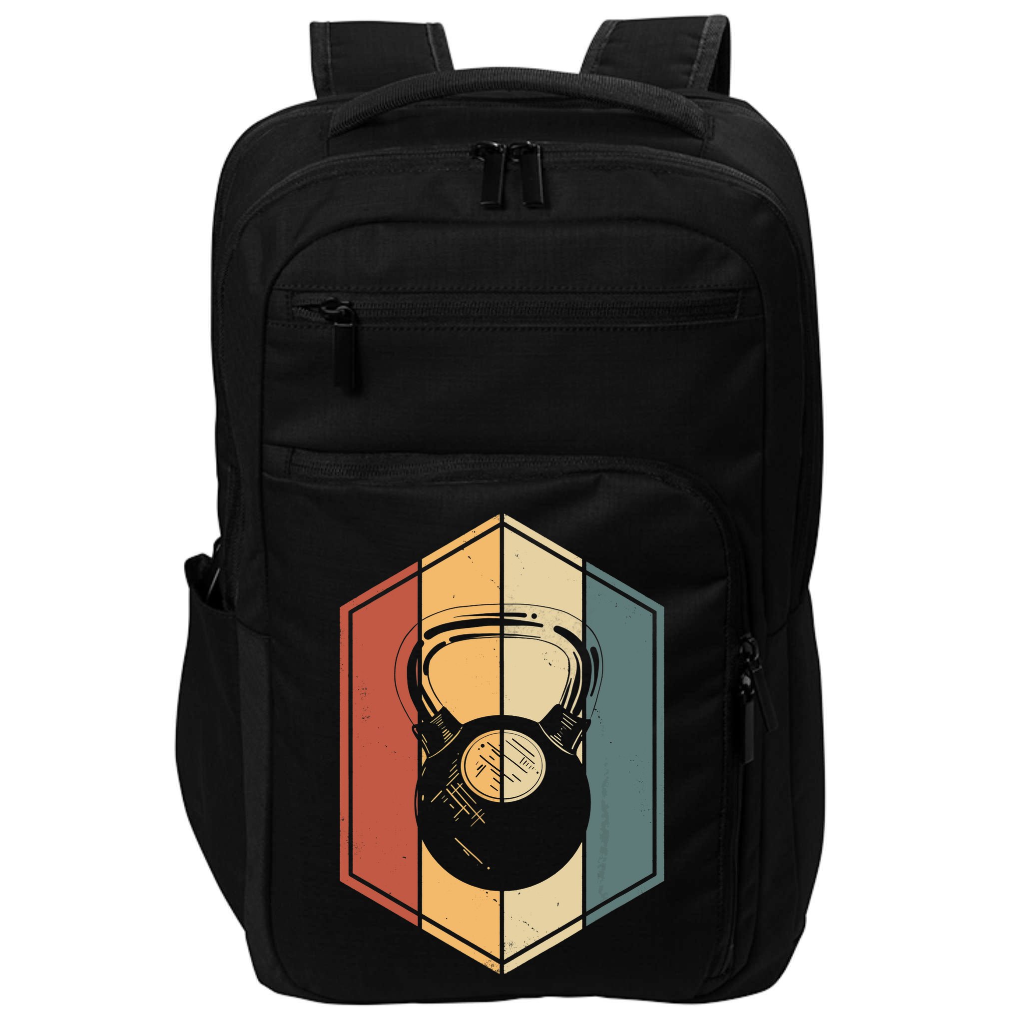 Workout Gifts Vintage Kettlebell Fitness Gym Weight Lifting Impact Tech Backpack