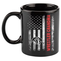 Wrestling Grandma 11oz C Handle Ceramic Mug