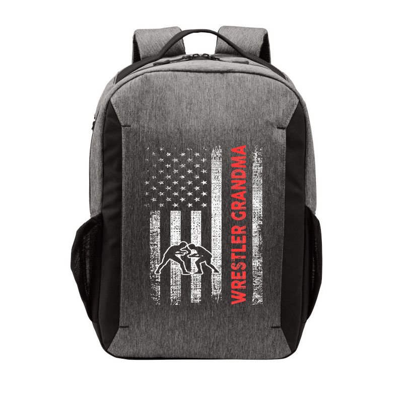 Wrestling Grandma Vector Backpack