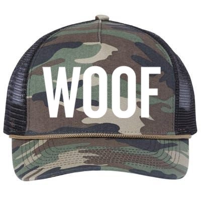 Woof Gift Retro Rope Trucker Hat Cap