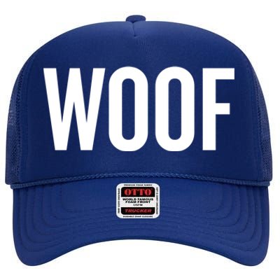 Woof Gift High Crown Mesh Back Trucker Hat