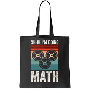 Weightlifting Gym Workout Lover Shhh Im Doing Math Tote Bag