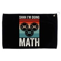 Weightlifting Gym Workout Lover Shhh Im Doing Math Grommeted Golf Towel