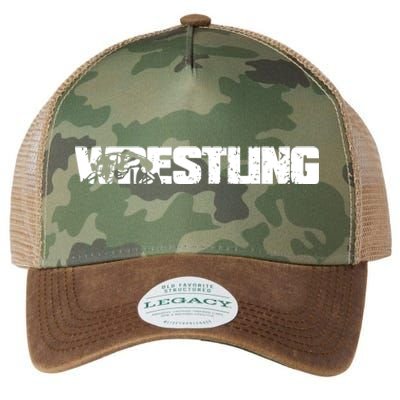 Wrestling Gift Legacy Tie Dye Trucker Hat