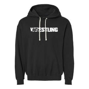 Wrestling Gift Garment-Dyed Fleece Hoodie