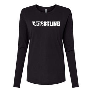 Wrestling Gift Womens Cotton Relaxed Long Sleeve T-Shirt