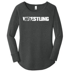 Wrestling Gift Women's Perfect Tri Tunic Long Sleeve Shirt