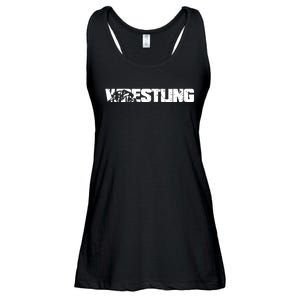 Wrestling Gift Ladies Essential Flowy Tank