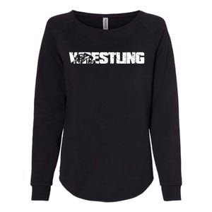 Wrestling Gift Womens California Wash Sweatshirt