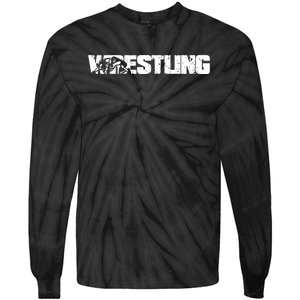 Wrestling Gift Tie-Dye Long Sleeve Shirt