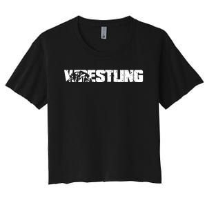 Wrestling Gift Women's Crop Top Tee