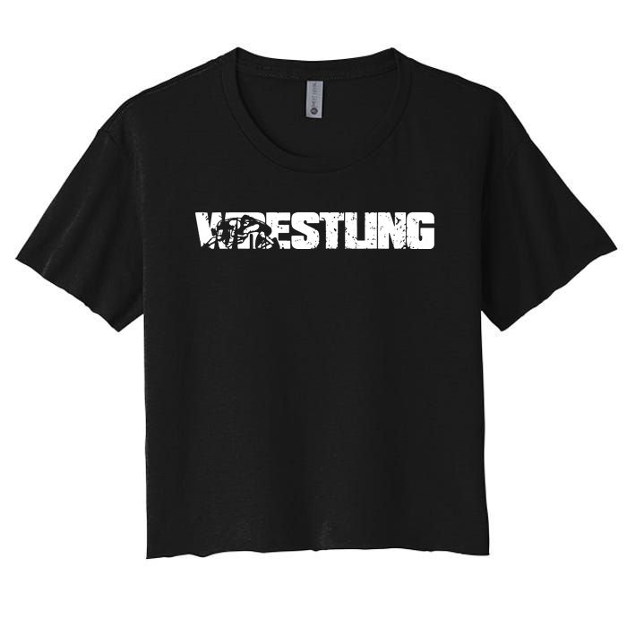 Wrestling Gift Women's Crop Top Tee