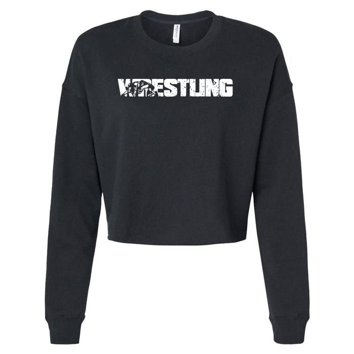 Wrestling Gift Cropped Pullover Crew