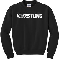 Wrestling Gift Kids Sweatshirt