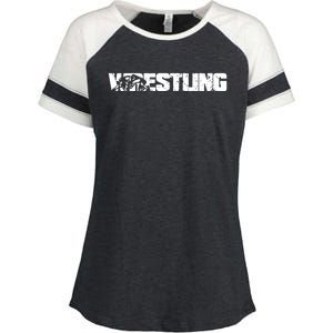 Wrestling Gift Enza Ladies Jersey Colorblock Tee