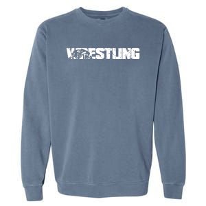 Wrestling Gift Garment-Dyed Sweatshirt