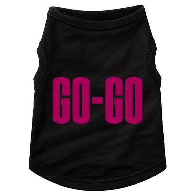 Wham Gogo With Pink Text Doggie Tank