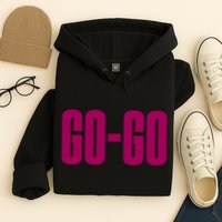 Wham Gogo With Pink Text Hoodie