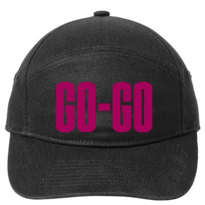 Wham Gogo With Pink Text 7-Panel Snapback Hat