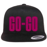 Wham Gogo With Pink Text Flatbill Hat