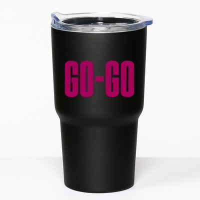 Wham Gogo With Pink Text Tumbler