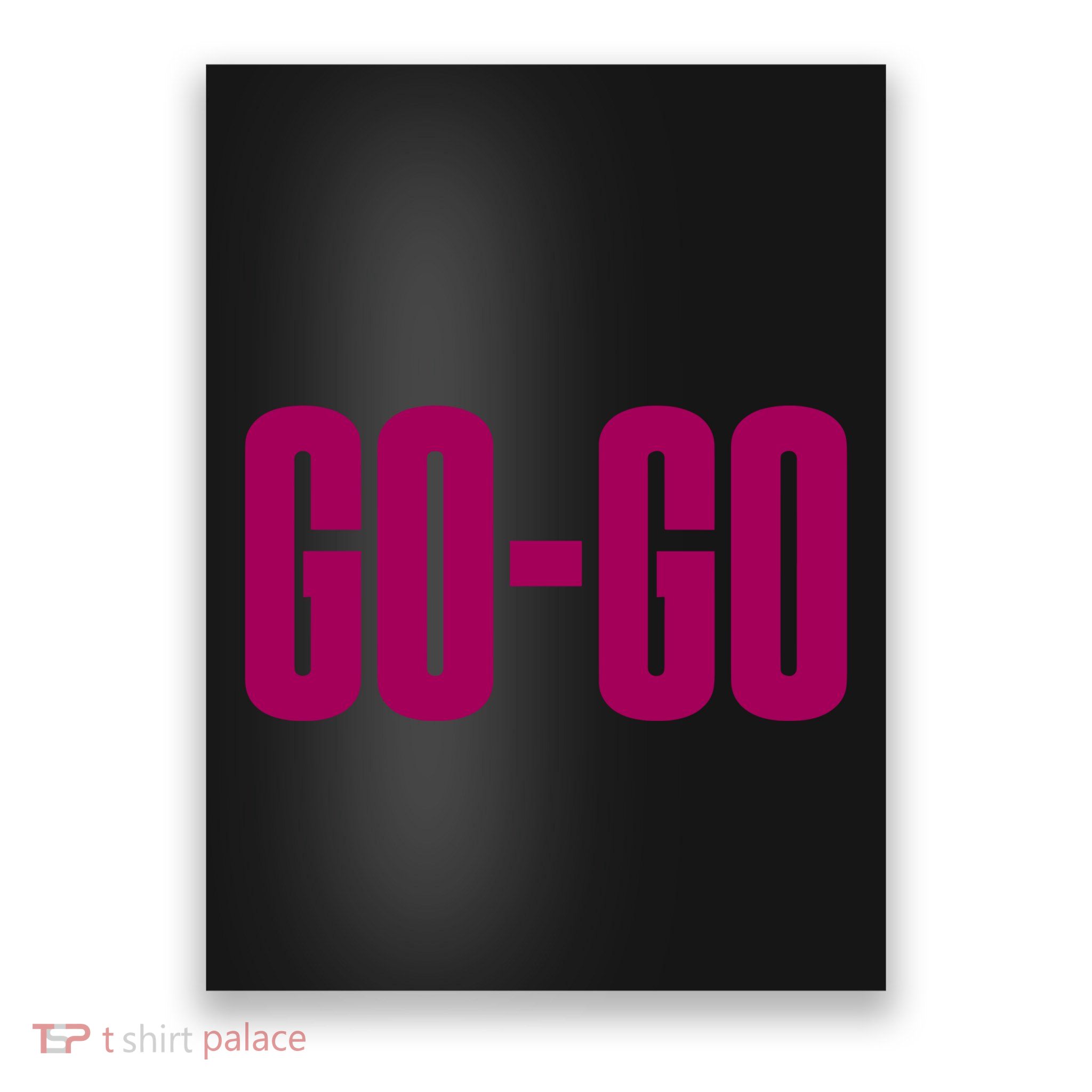 Wham Gogo With Pink Text Poster