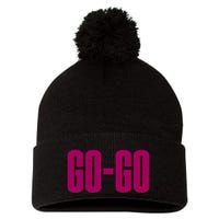 Wham Gogo With Pink Text Pom Pom 12in Knit Beanie