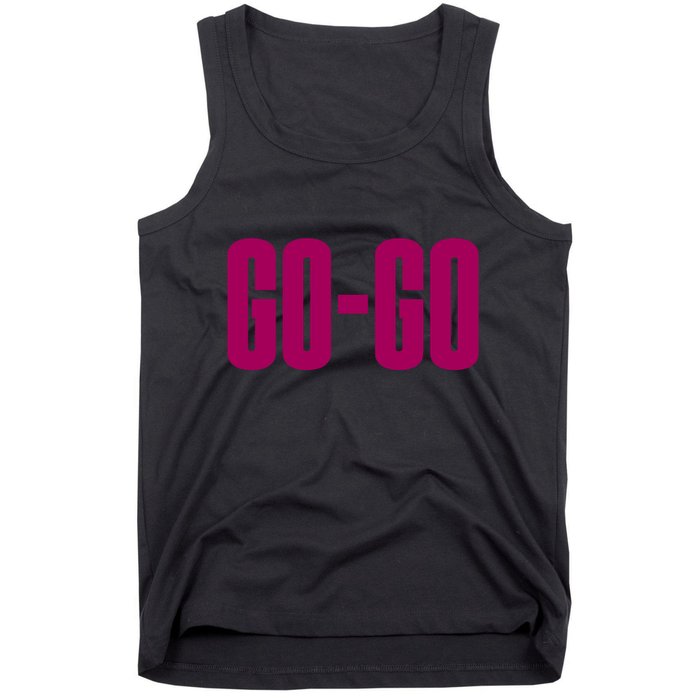 Wham Gogo With Pink Text Tank Top