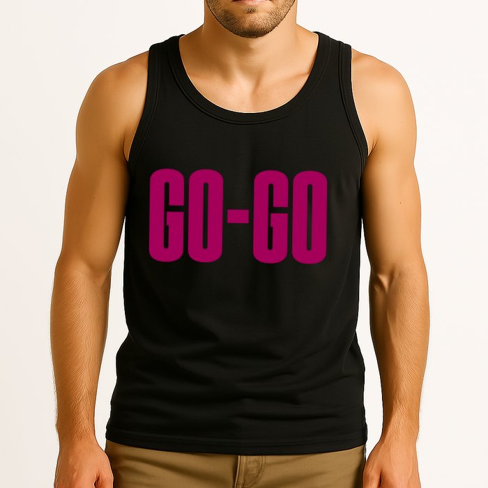 Wham Gogo With Pink Text Tank Top