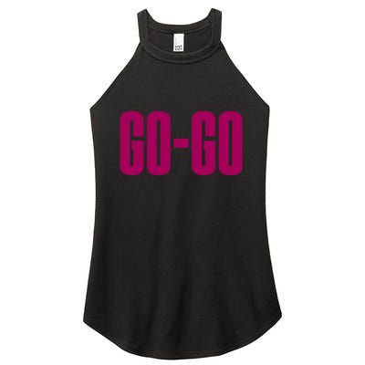 Wham Gogo With Pink Text Women's Perfect Tri Rocker Tank