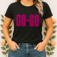 Wham Gogo With Pink Text Womens T-Shirt