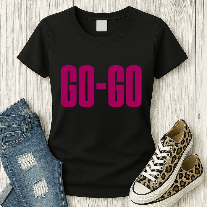 Wham Gogo With Pink Text Womens T-Shirt