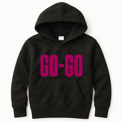 Wham Gogo With Pink Text Kids Hoodie