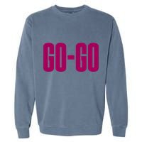 Wham Gogo With Pink Text Garment-Dyed Sweatshirt