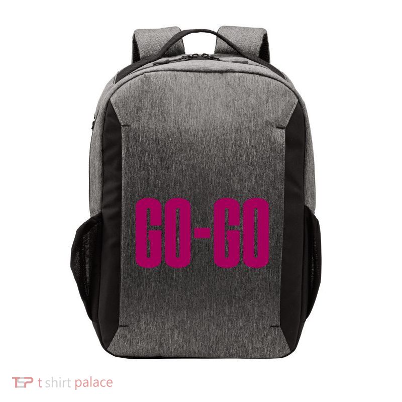 Wham Gogo With Pink Text Vector Backpack